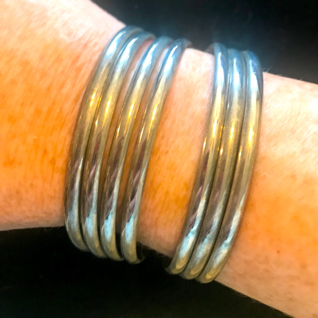 Vintage Stainless Steel Cuff Bracelet
